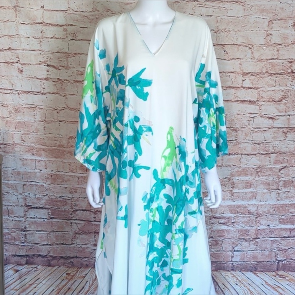 NATORI HYACINTH CAFTAN - Picture 2 of 12